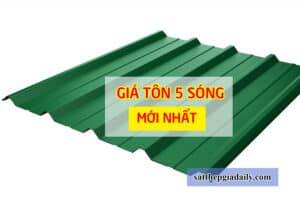 Báo giá tôn 5 sóng công nghiệp mới nhất