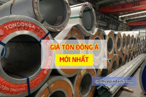 Báo giá tôn Đông Á mới nhất