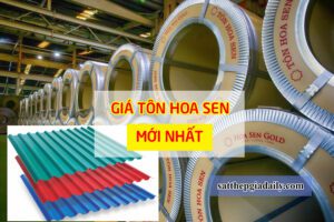 Giá tôn Hoa Sen mới nhất