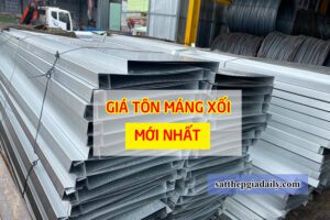 Giá tôn máng xối mới nhất