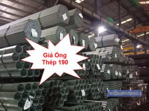 Giá thép ống 190