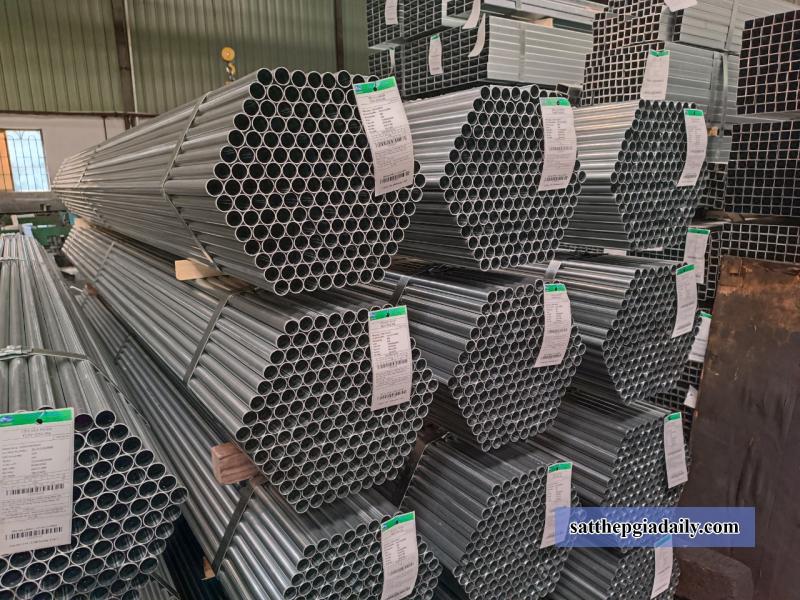 Thép ống mạ kẽm Ống Thép 190 chống rỉ sét tốt, bề mặt trơn nhẵn