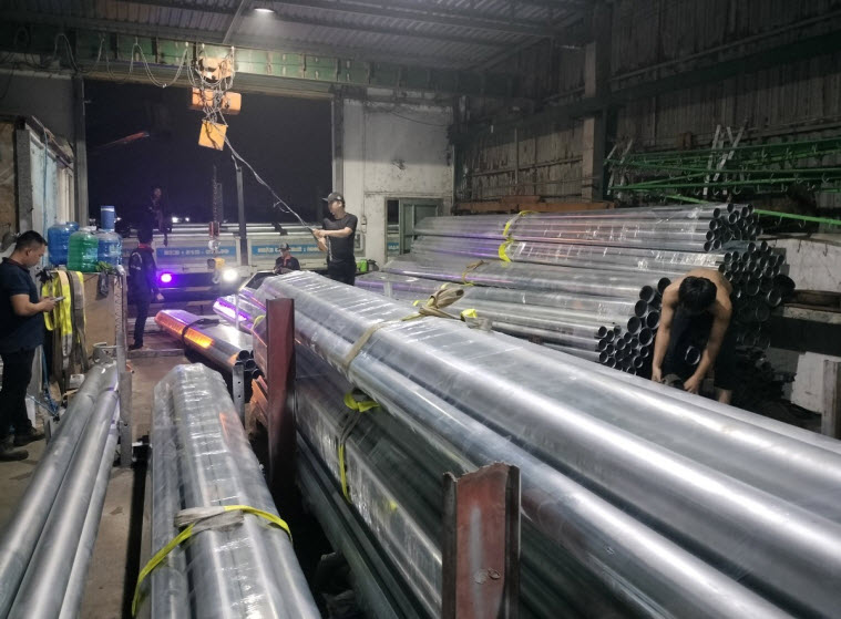 Thép ống siêu âm mạ kẽm