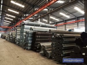 Giá sắt thép ống đen tại Hậu Giang