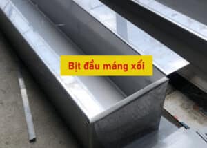Bịt đầu máng xối tôn giá rẻ tphcm