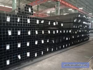 Giá thép hộp Hòa Phát chữ nhật đen 13x26