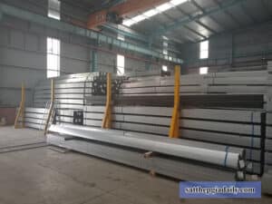 Giá hộp vuông mạ kẽm Hòa Phát 16x16