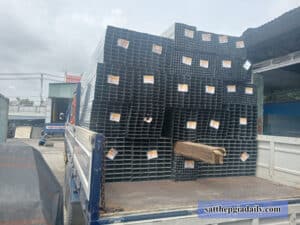 Giá hộp vuông mạ kẽm Hòa Phát 60x60
