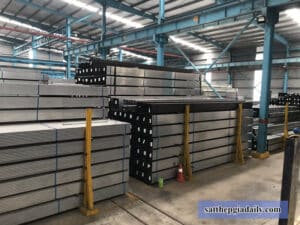 Giá hộp vuông mạ kẽm Hòa Phát 75x75
