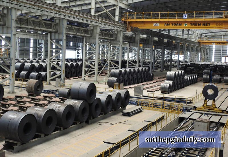 Nguyên liệu sản xuất thép tại nhà máy VinaOne