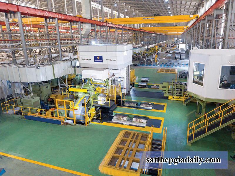 Dây chuyền sản xuất tại nhà máy Pomina