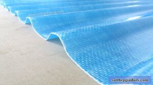 Tôn sợi sóng caro xanh dương