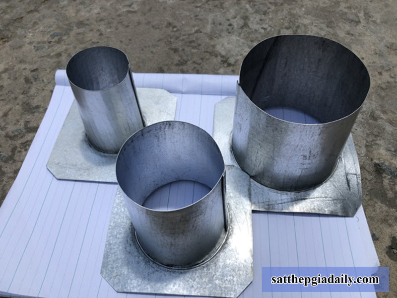 Phễu thu nước máng xối inox