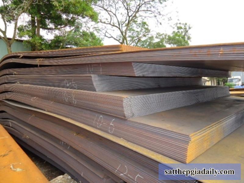 Thép tấm đăng kiểm đóng xà lan được sản xuất với tiêu chuẩn khắt khe
