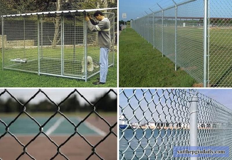 Sử dụng lưới B40 1m2 thi công rào các hạng mục dự án