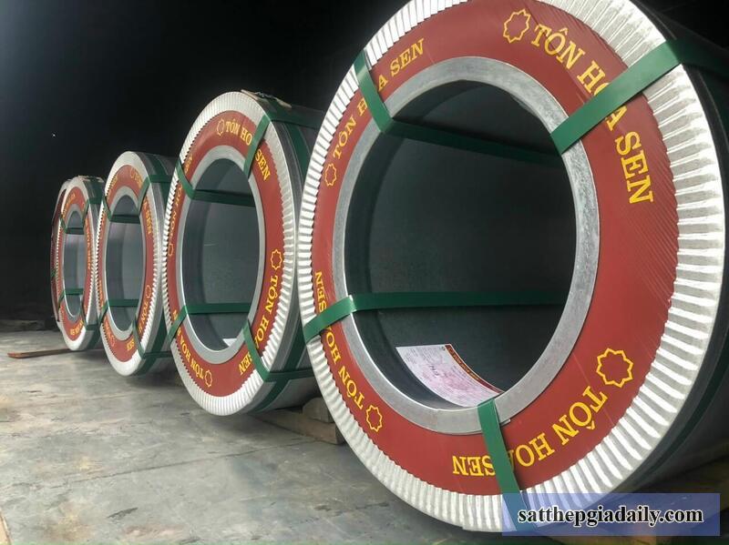 Cuộn tôn kẽm Hoa Sen