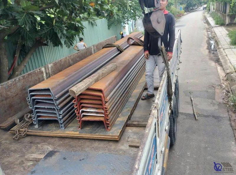 Tôn Thép VQK bán, co thuê, cung cấp dịch vụ nhổ ép cừ Larsen tại Tiền Giang giá tốt